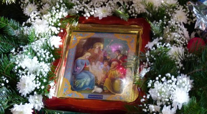 Колядки от воспитанников воскресной школы